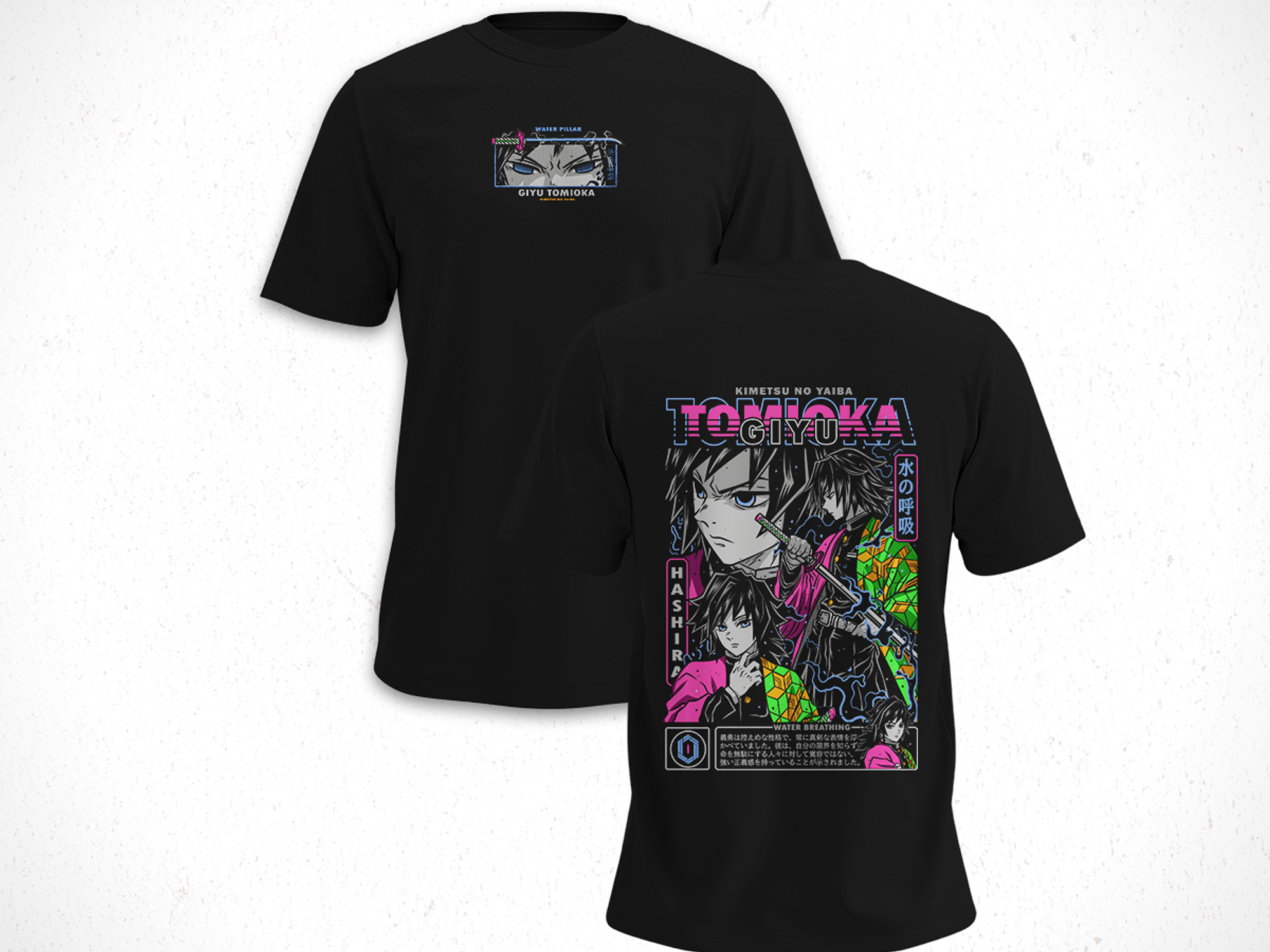 Polera Giyū Tomioka - Kimetsu No Yaiba V4 1