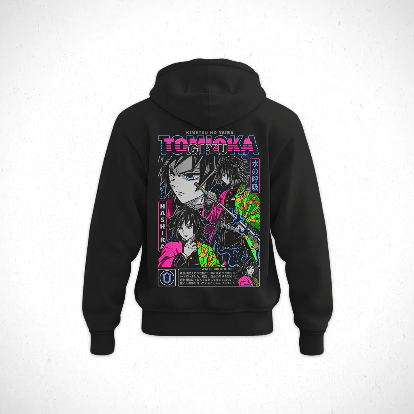 Hoodie Giyū Tomioka - Kimetsu No Yaiba V4 2