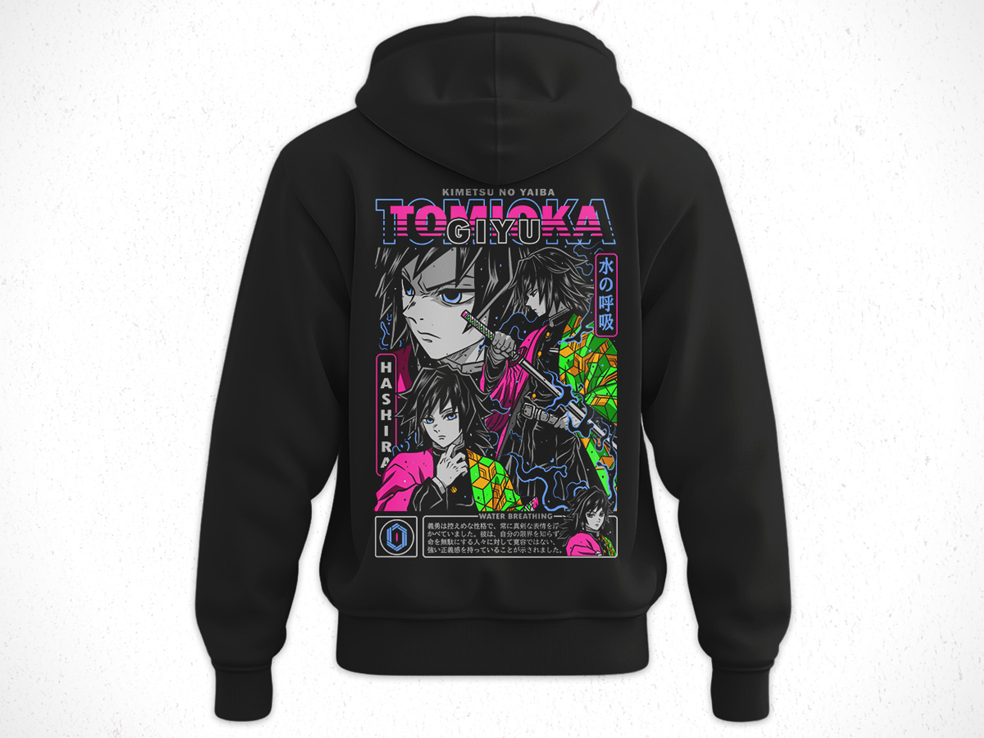 Hoodie Giyū Tomioka - Kimetsu No Yaiba V4 2