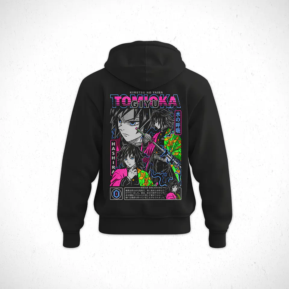 Hoodie Giyū Tomioka - Kimetsu No Yaiba V4 2