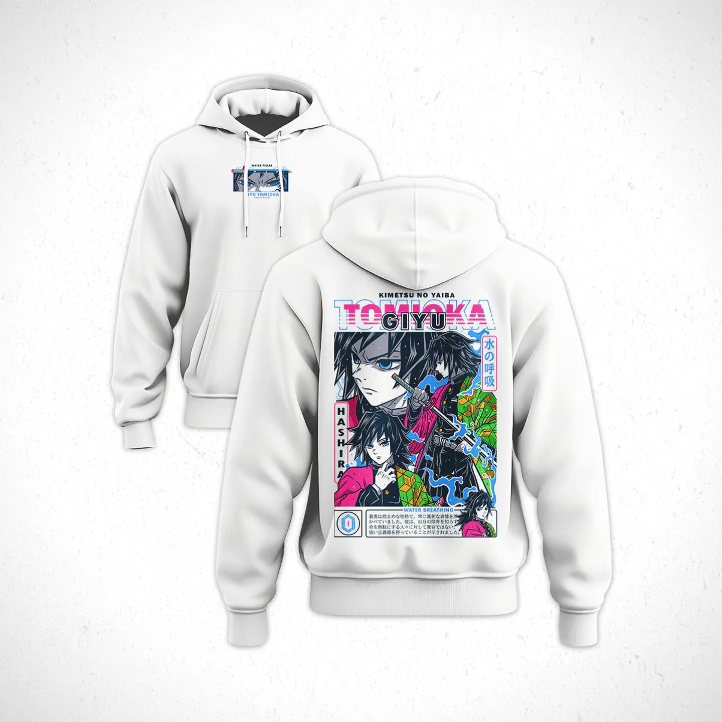 Hoodie Giyū Tomioka - Kimetsu No Yaiba V4 4