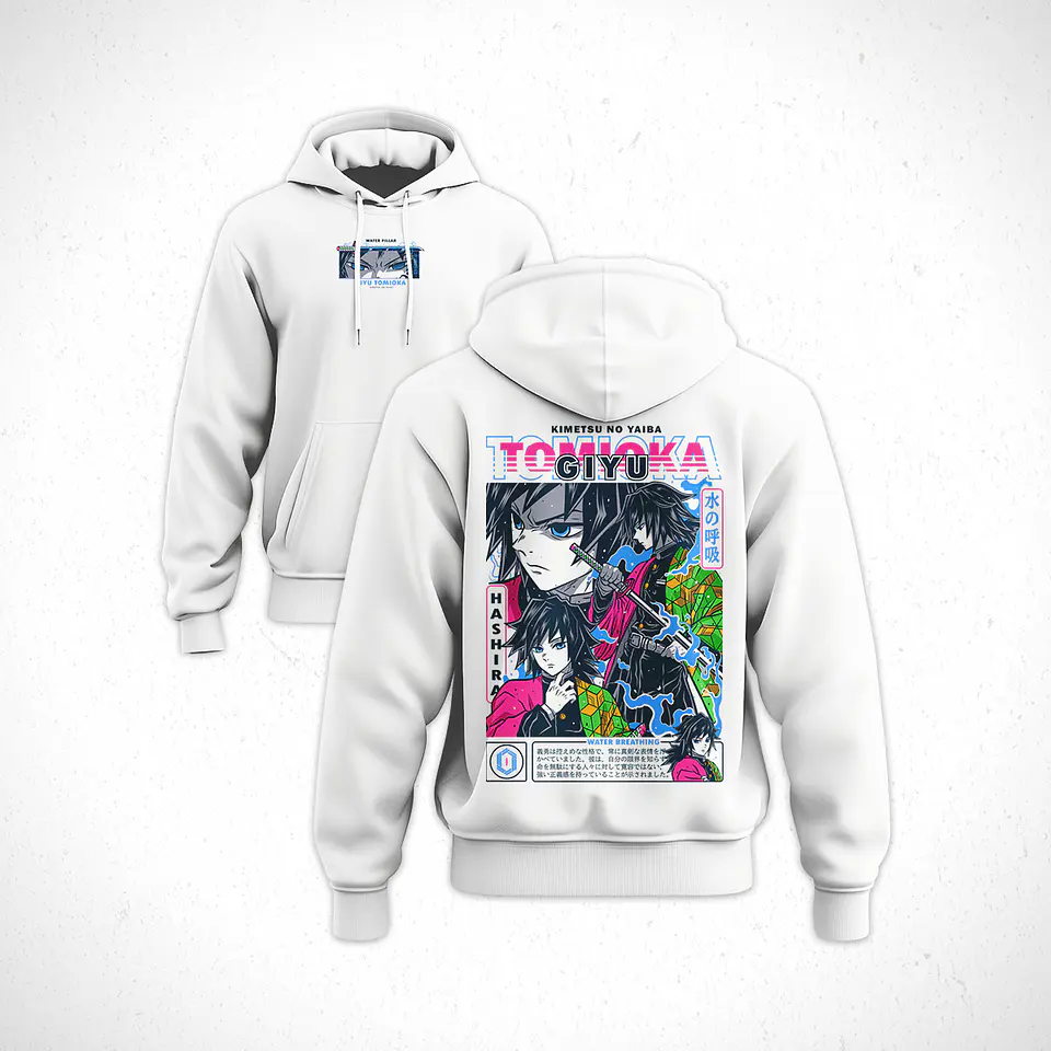 Hoodie Giyū Tomioka - Kimetsu No Yaiba V4 4