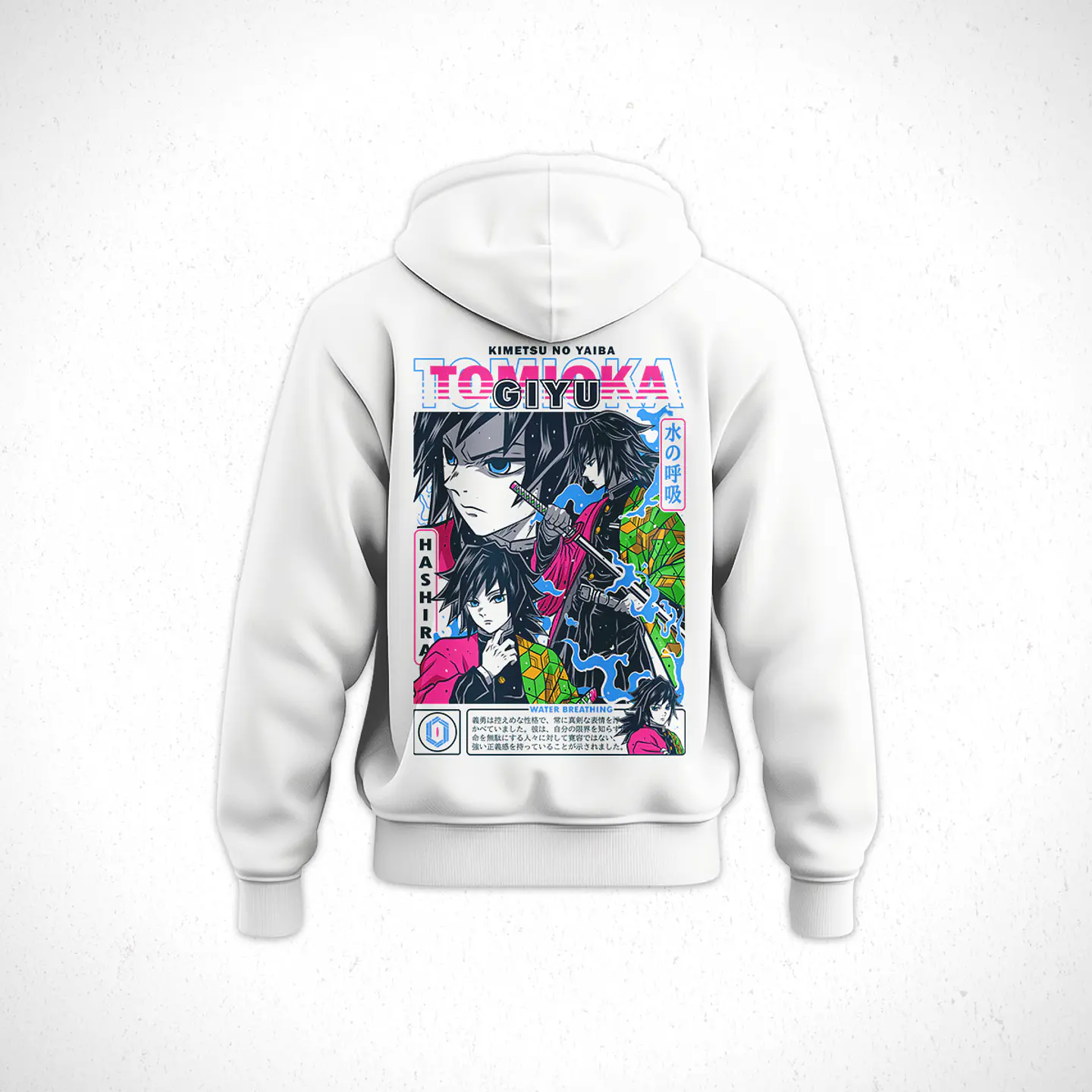 Hoodie Giyū Tomioka - Kimetsu No Yaiba V4 5