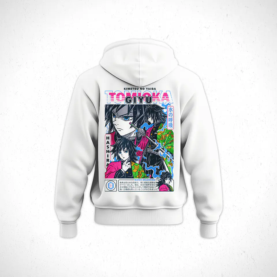 Hoodie Giyū Tomioka - Kimetsu No Yaiba V4 5