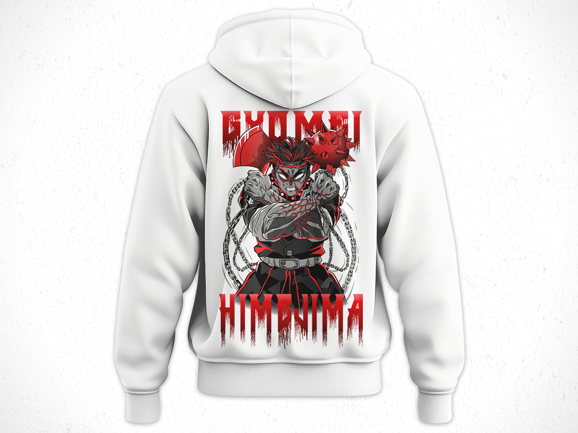 Hoodie Gyomei Himejima - Kimetsu No Yaiba V2 5