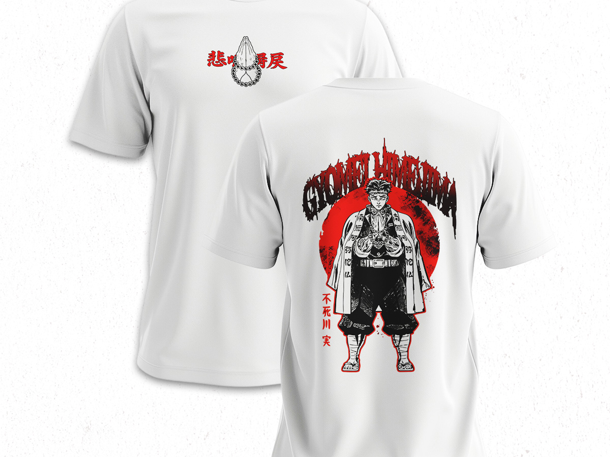 Polera Gyomei Himejima - Kimetsu No Yaiba V1 4