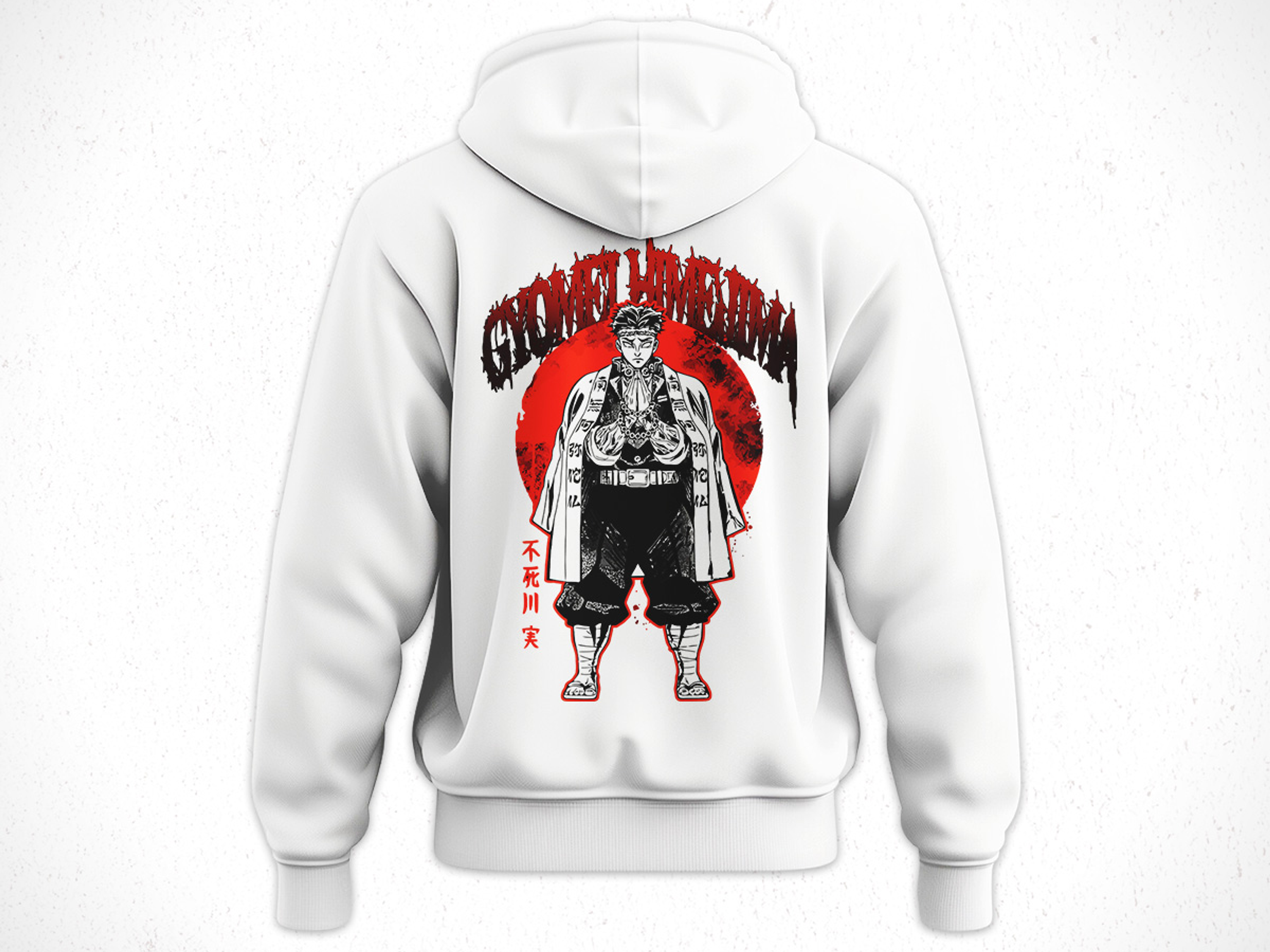 Hoodie Gyomei Himejima - Kimetsu No Yaiba V1 5
