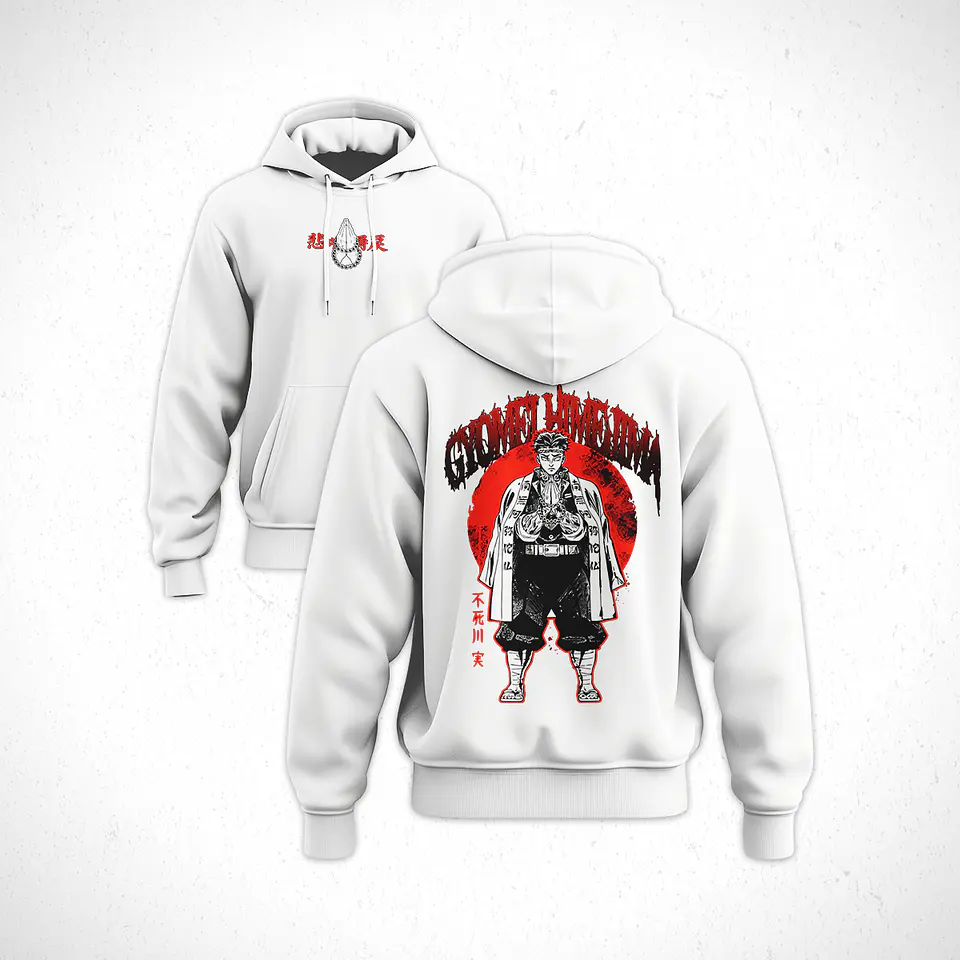 Hoodie Gyomei Himejima - Kimetsu No Yaiba V1 4