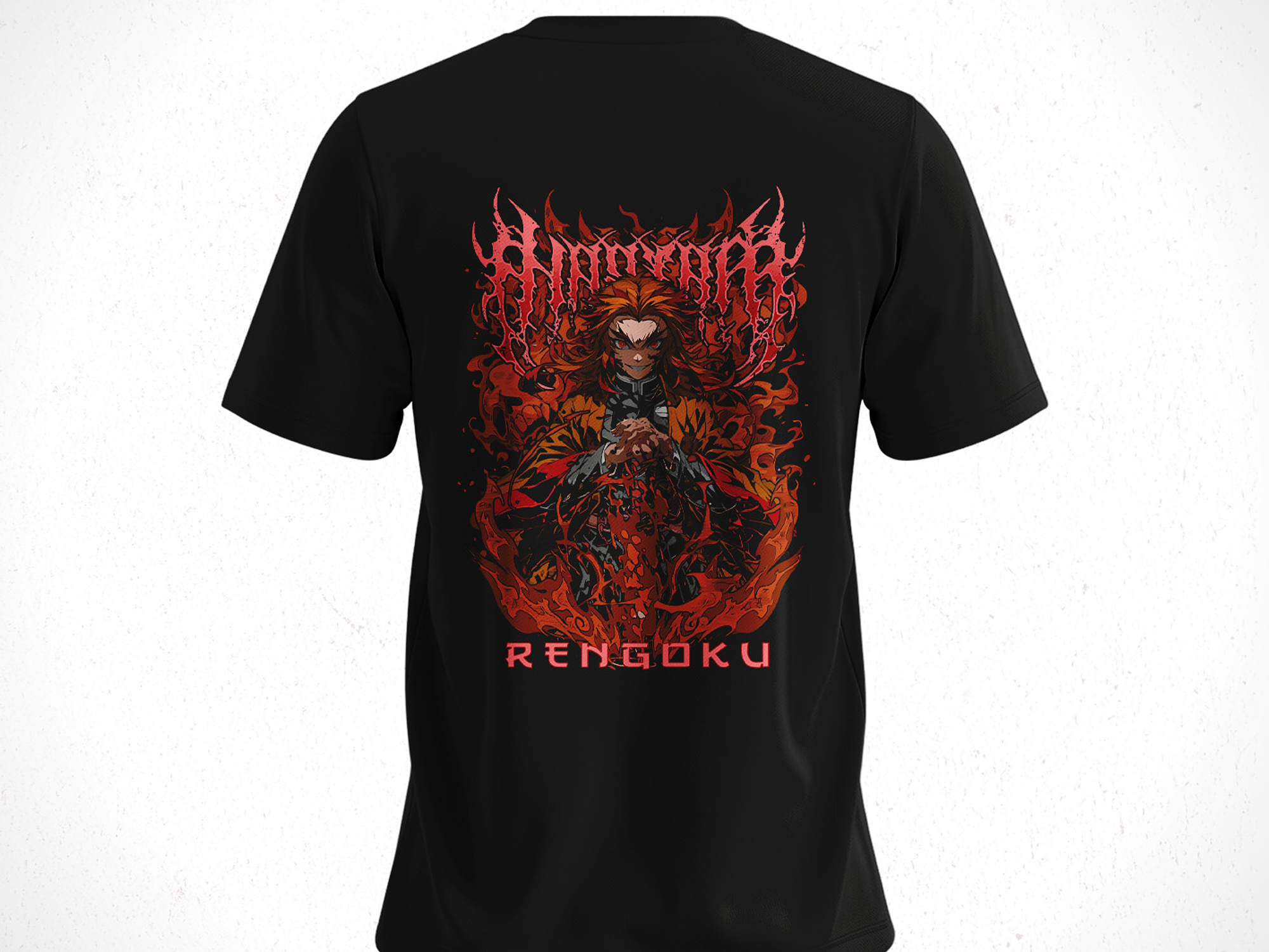 Polera Kyōjurō Rengoku - Kimetsu No Yaiba V1 2