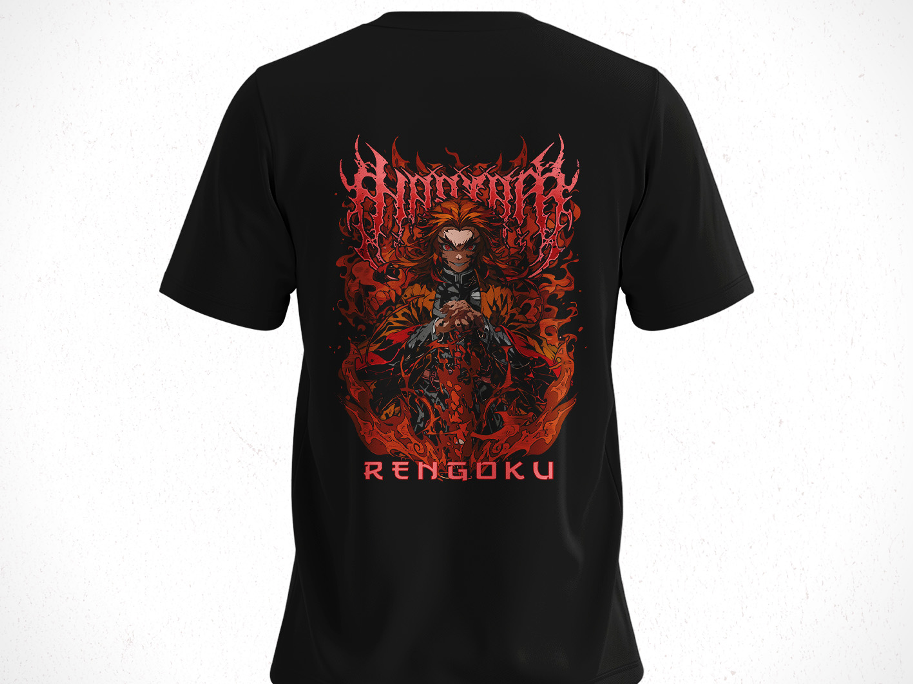 Polera Kyōjurō Rengoku - Kimetsu No Yaiba V1 2