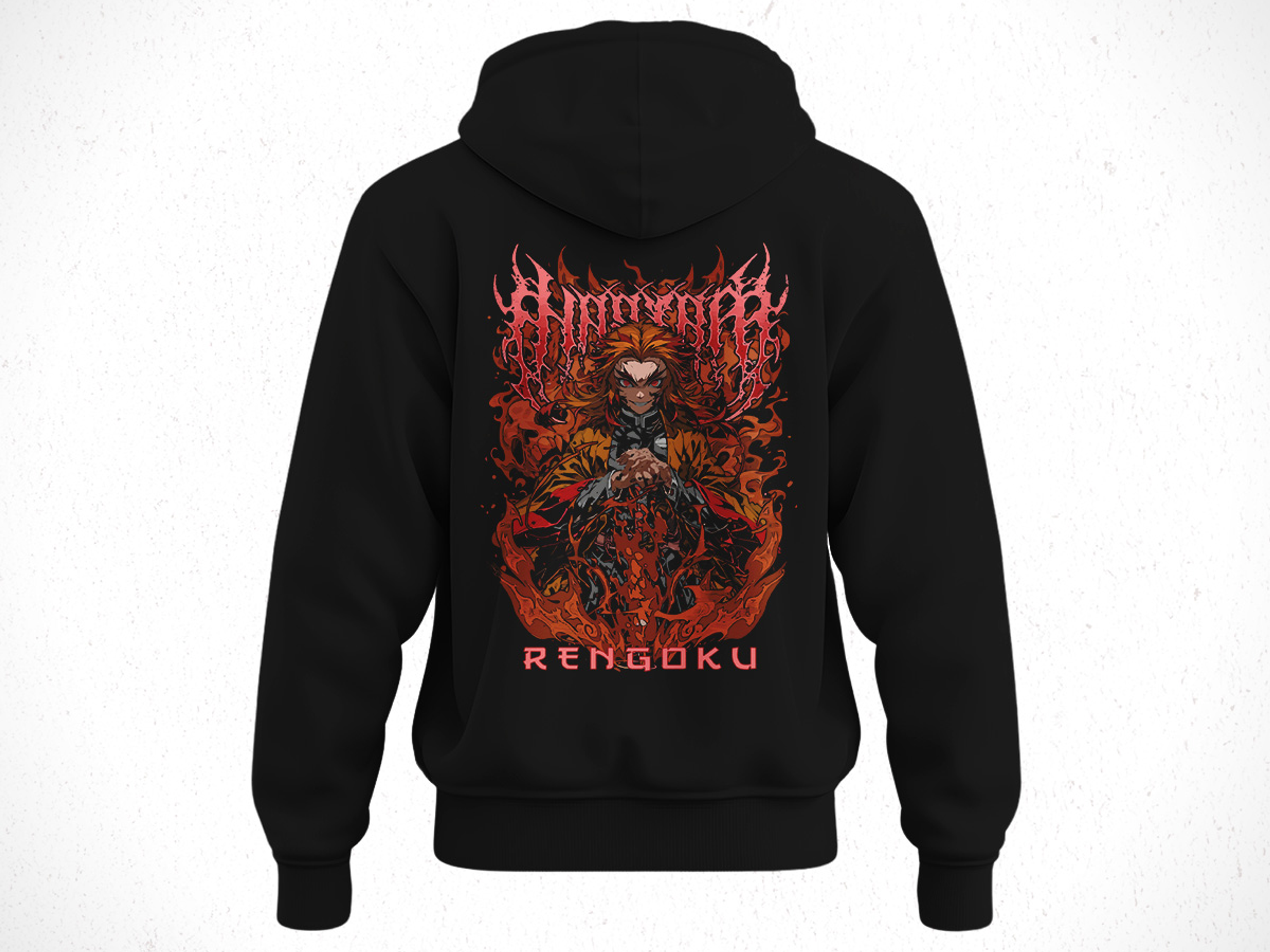 Hoodie Kyōjurō Rengoku - Kimetsu No Yaiba V1 2