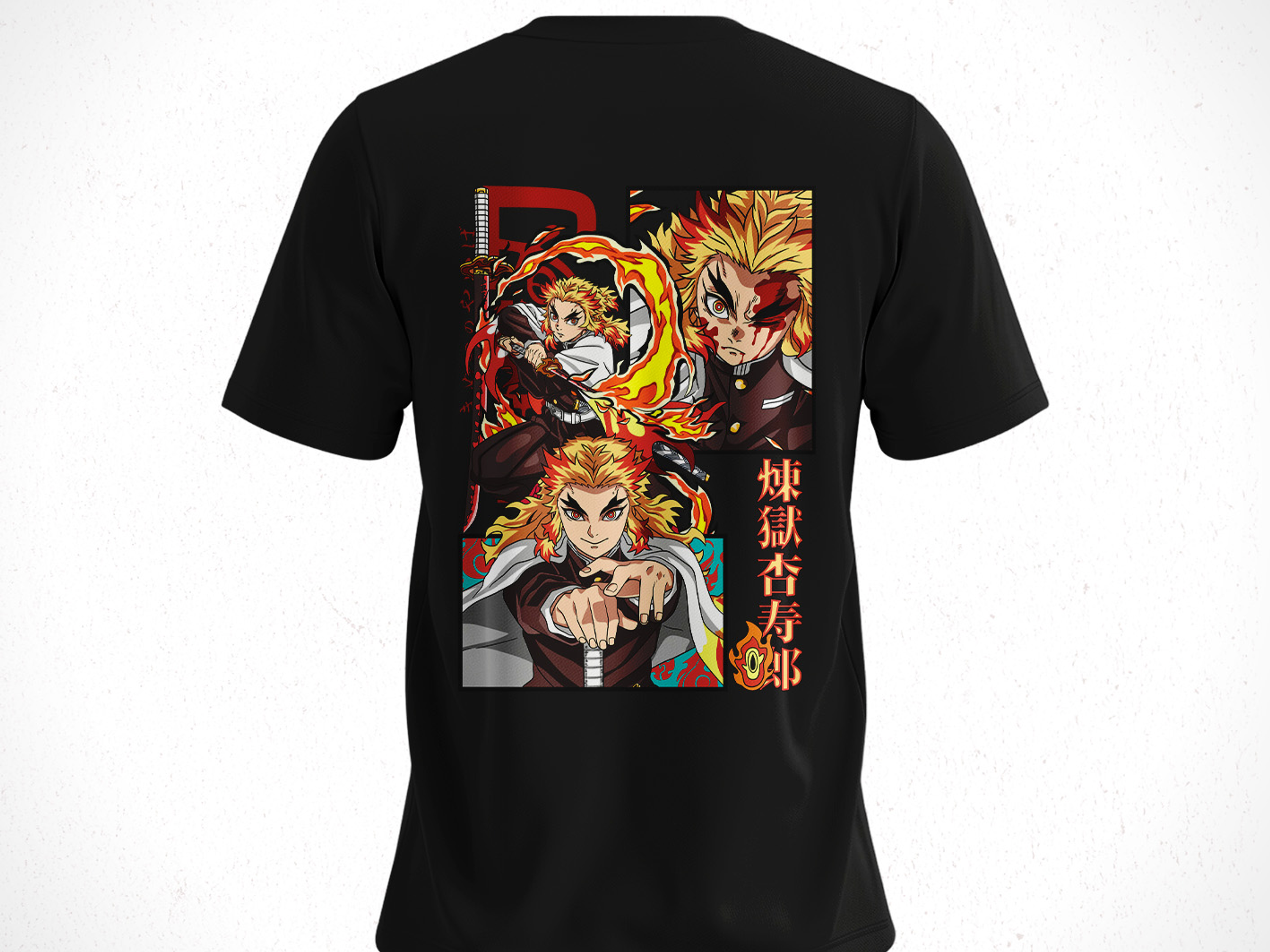 Polera Kyōjurō Rengoku - Kimetsu No Yaiba V2 2