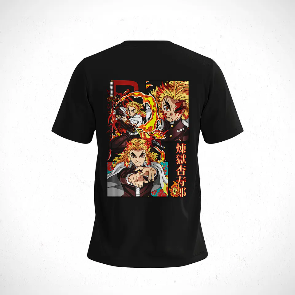 Polera Kyōjurō Rengoku - Kimetsu No Yaiba V2 2