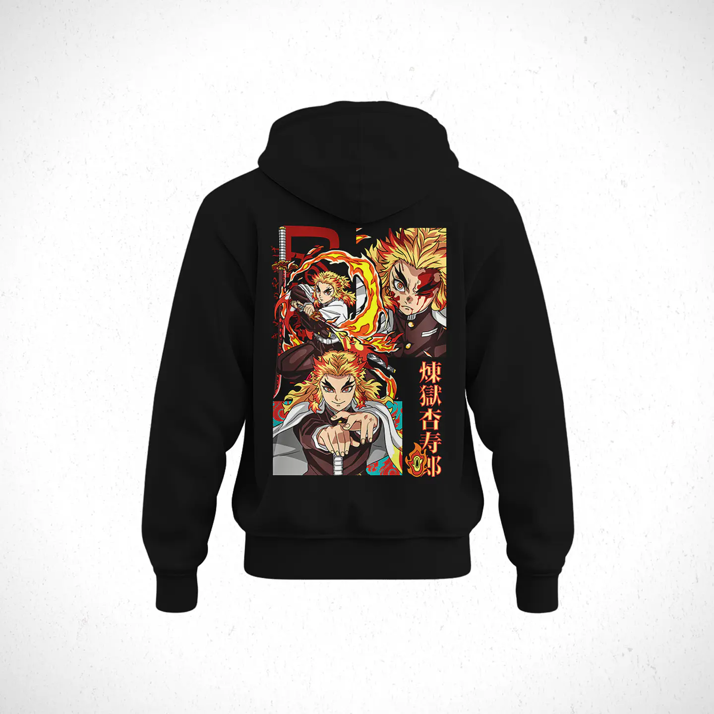 Hoodie Kyōjurō Rengoku - Kimetsu No Yaiba V2 2