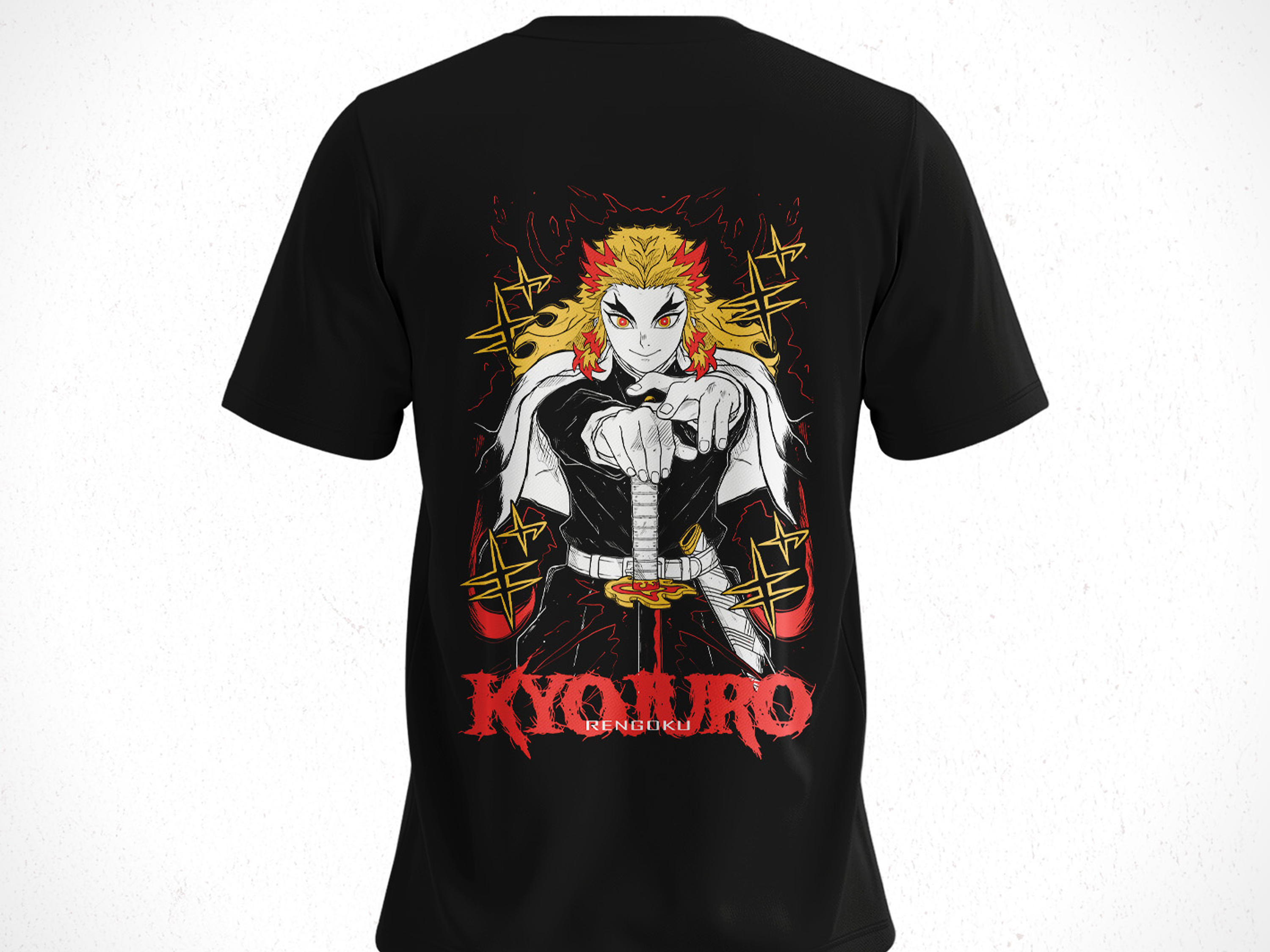 Polera Kyōjurō Rengoku - Kimetsu No Yaiba V3 3