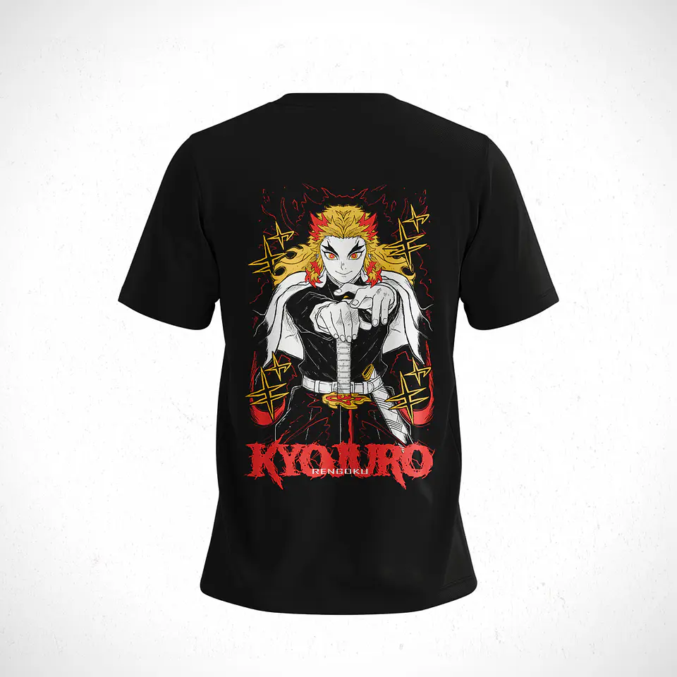Polera Kyōjurō Rengoku - Kimetsu No Yaiba V3 3