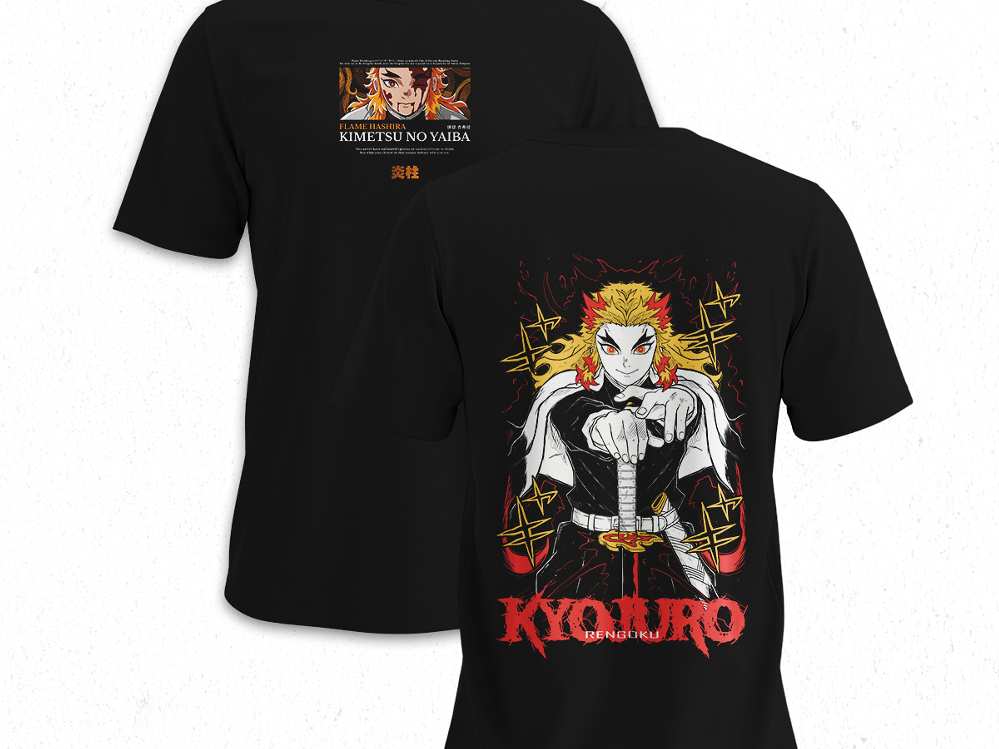 Polera Kyōjurō Rengoku - Kimetsu No Yaiba V3 1