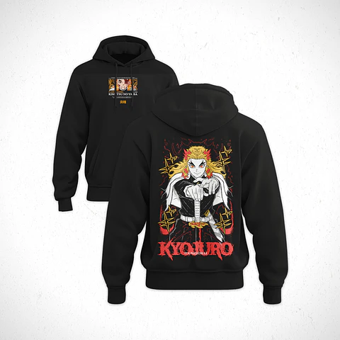 Hoodie Kyōjurō Rengoku - Kimetsu No Yaiba V3