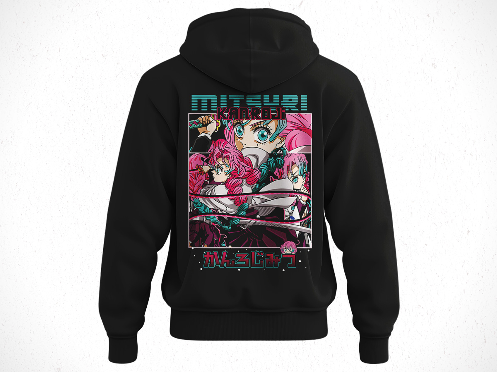 Hoodie Mitsuri Kanroji - Kimetsu No Yaiba V2 2