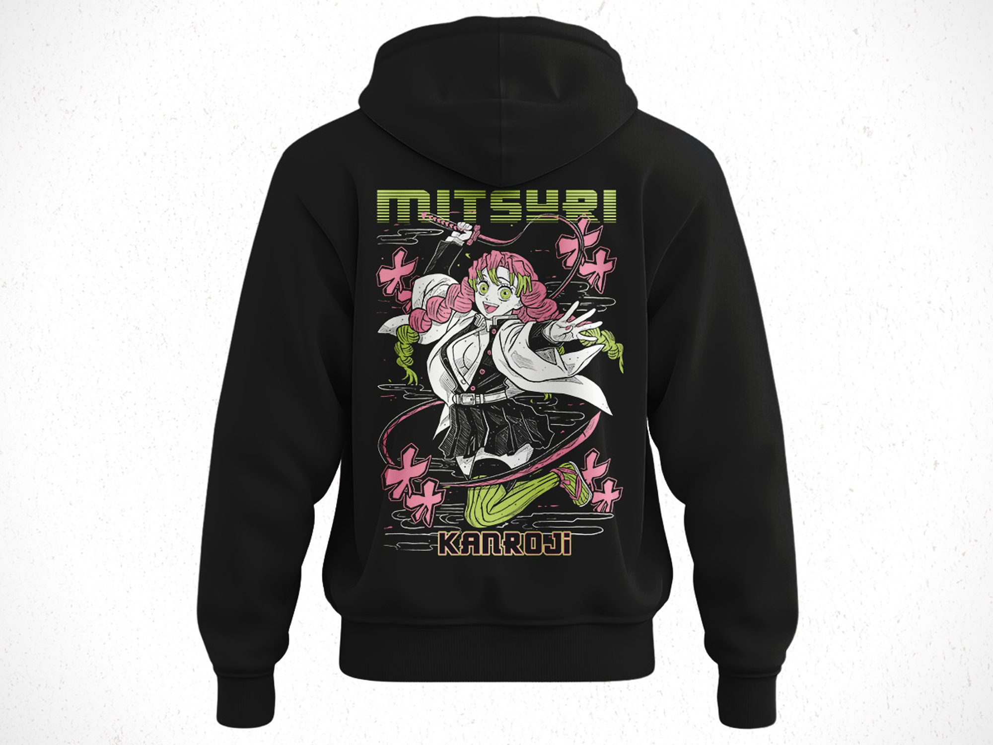 Hoodie Mitsuri Kanroji - Kimetsu No Yaiba V3 2