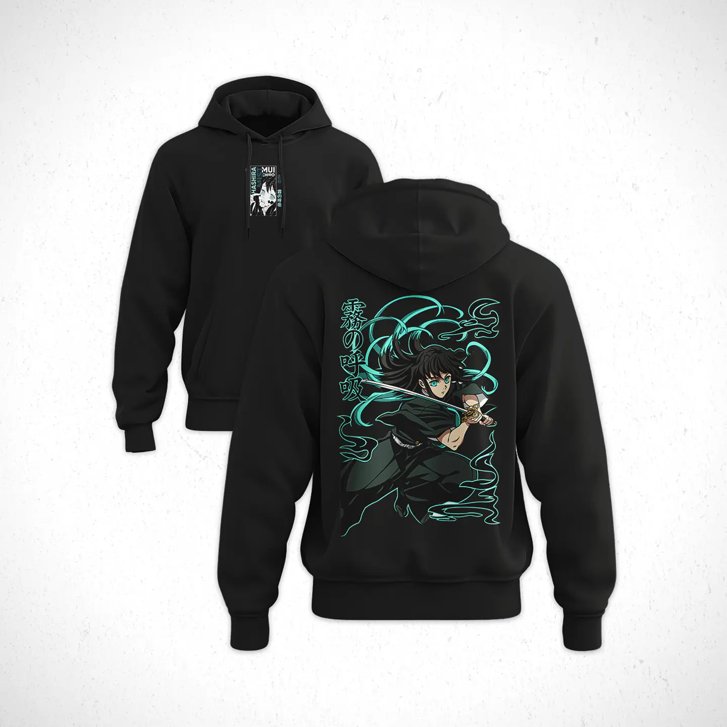 Hoodie Muichiro Tokito - Kimetsu No Yaiba V1 1