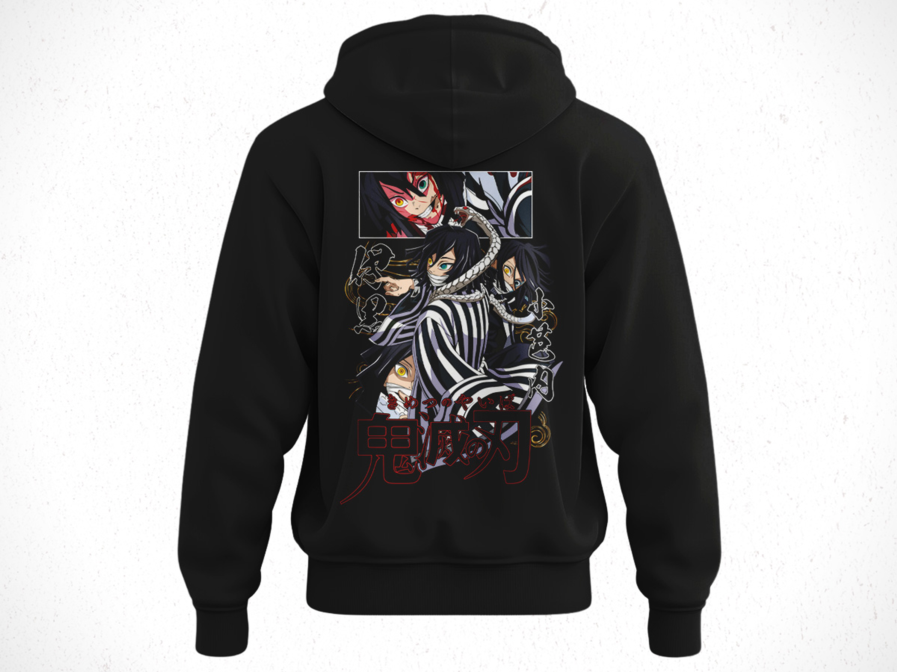 Hoodie Obanai Iguro - Kimetsu No Yaiba V1 2
