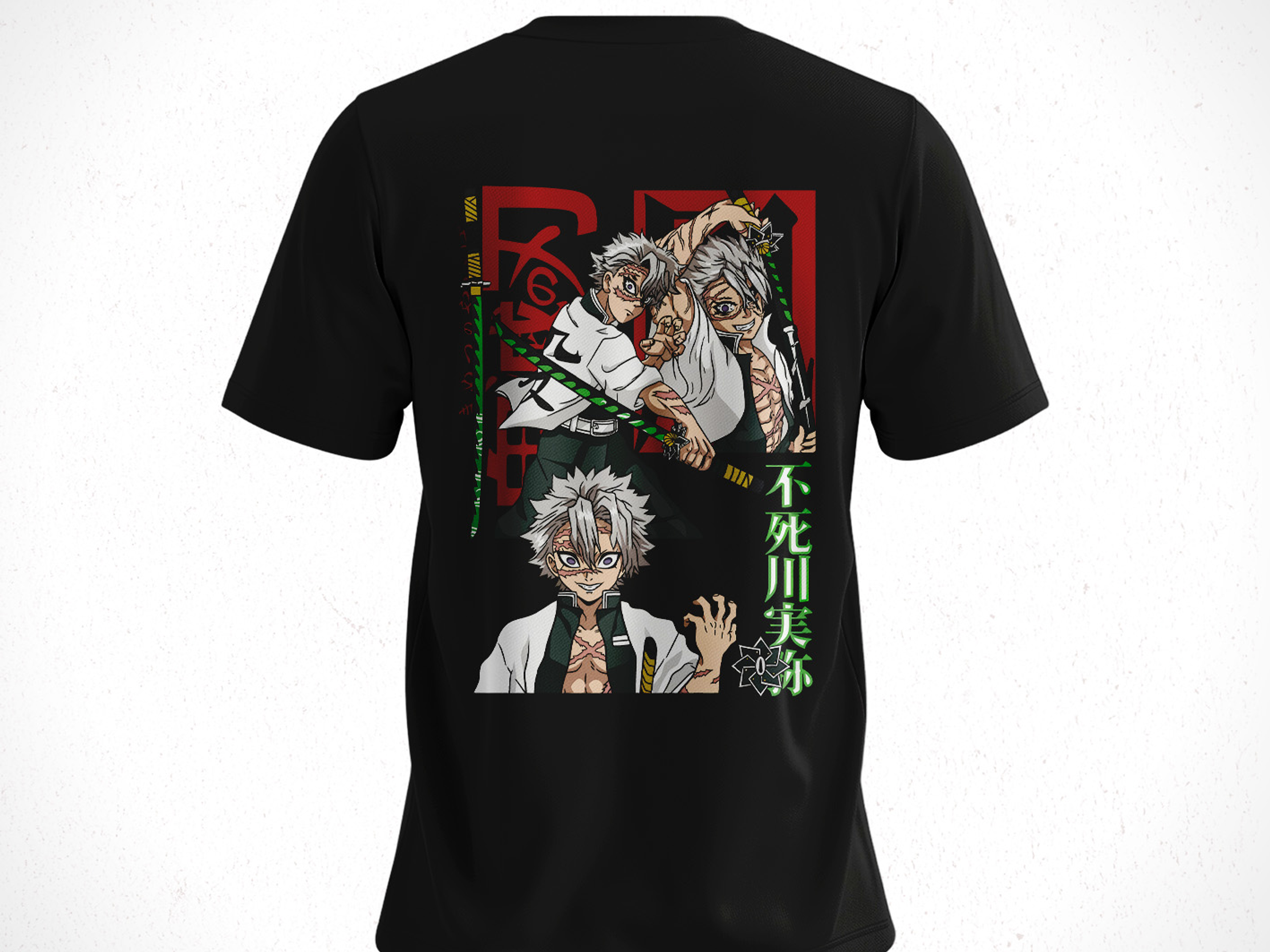 Polera Sanemi Shinazugawa - Kimetsu No Yaiba V1 2