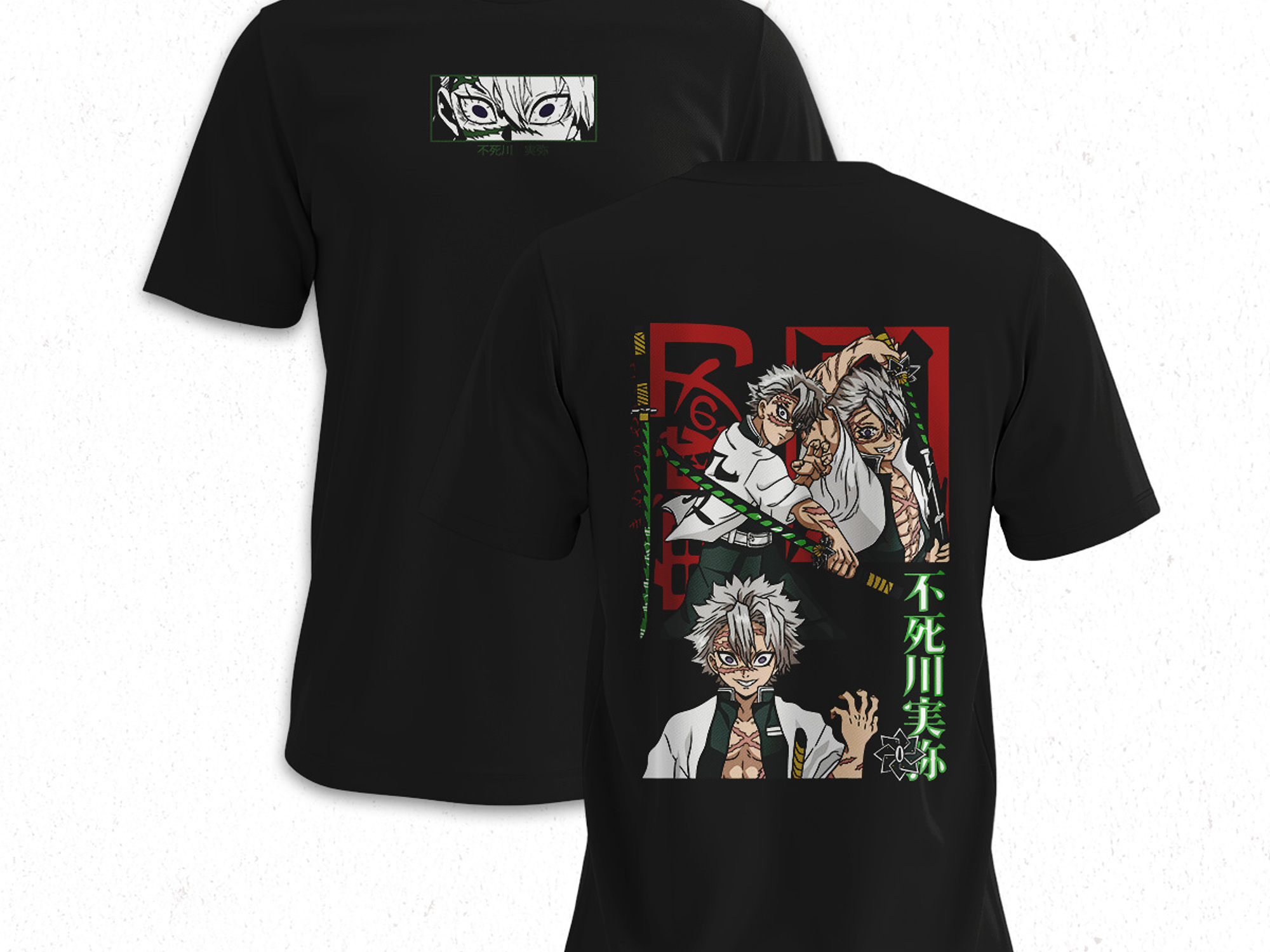 Polera Sanemi Shinazugawa - Kimetsu No Yaiba V1 1