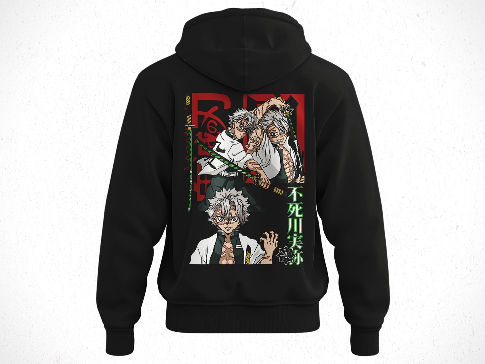 Hoodie Sanemi Shinazugawa - Kimetsu No Yaiba V1 2