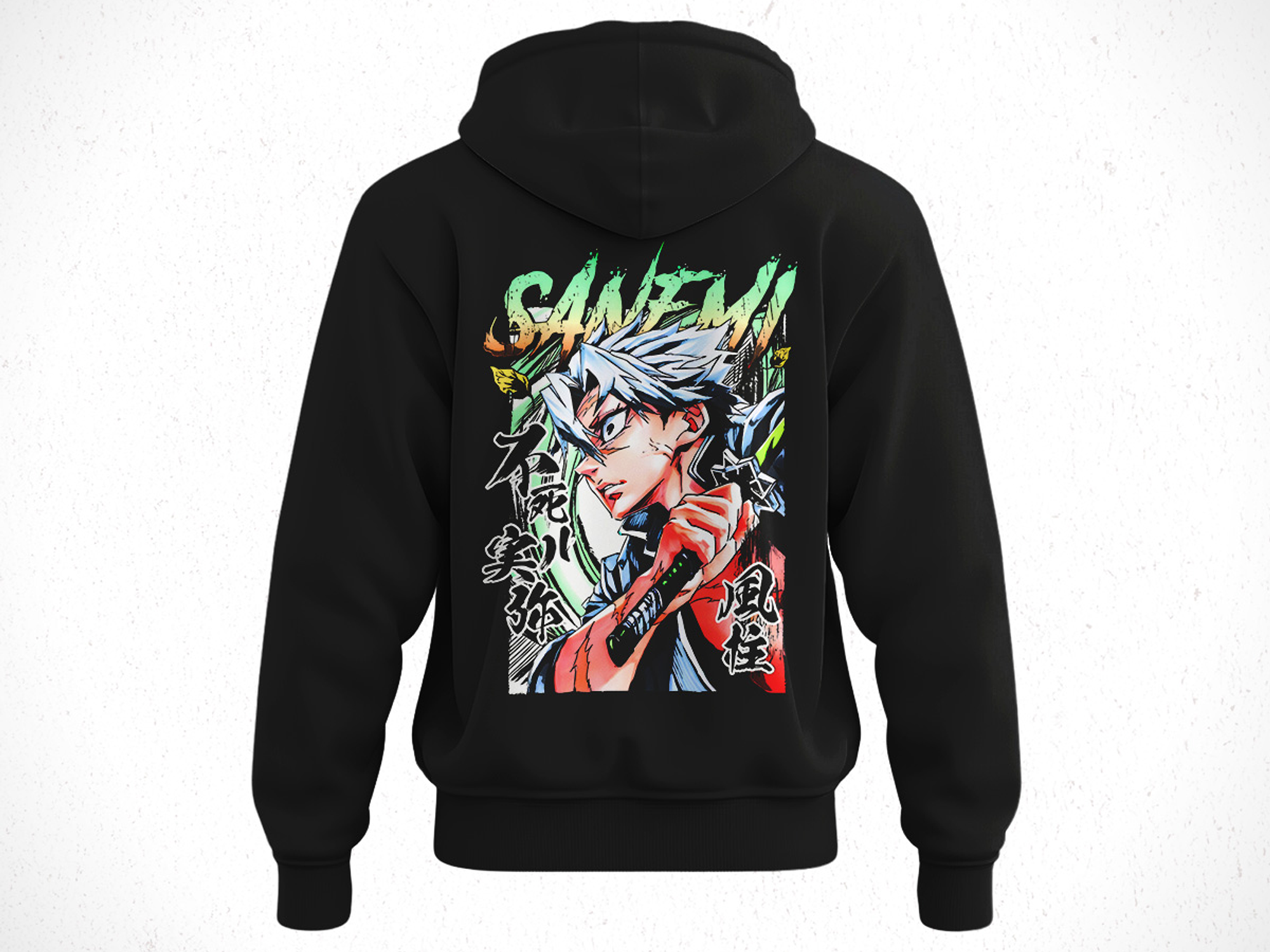Hoodie Sanemi Shinazugawa - Kimetsu No Yaiba V2 2