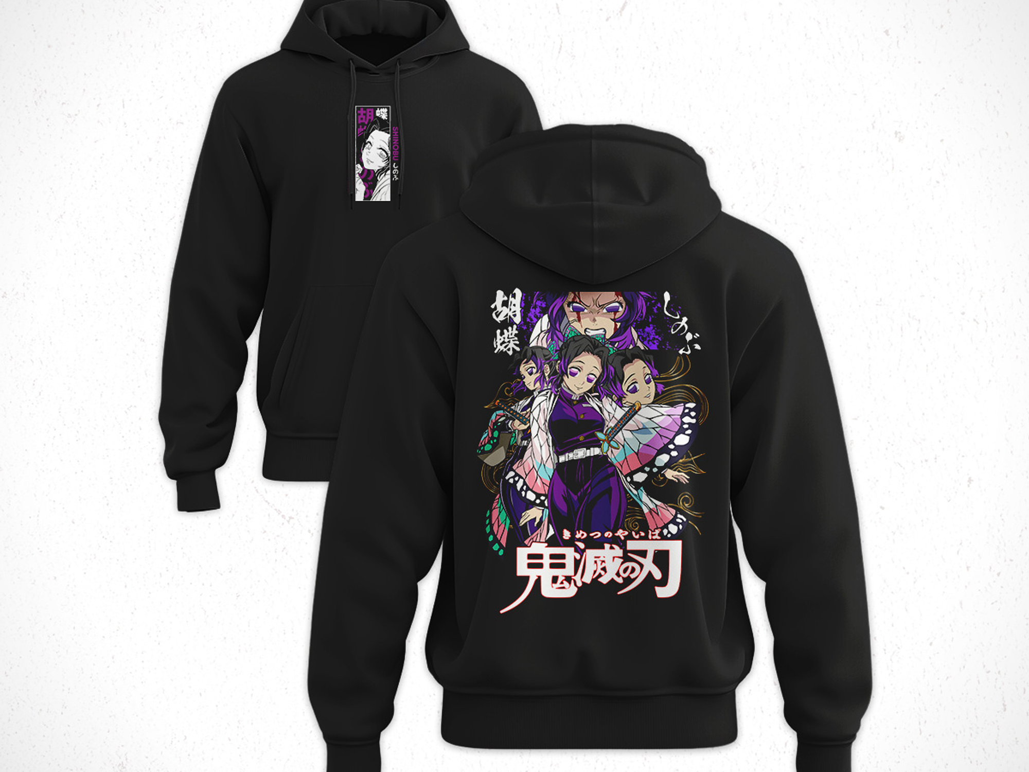 Hoodie Shinobu Kōchō - Kimetsu No Yaiba V2 1