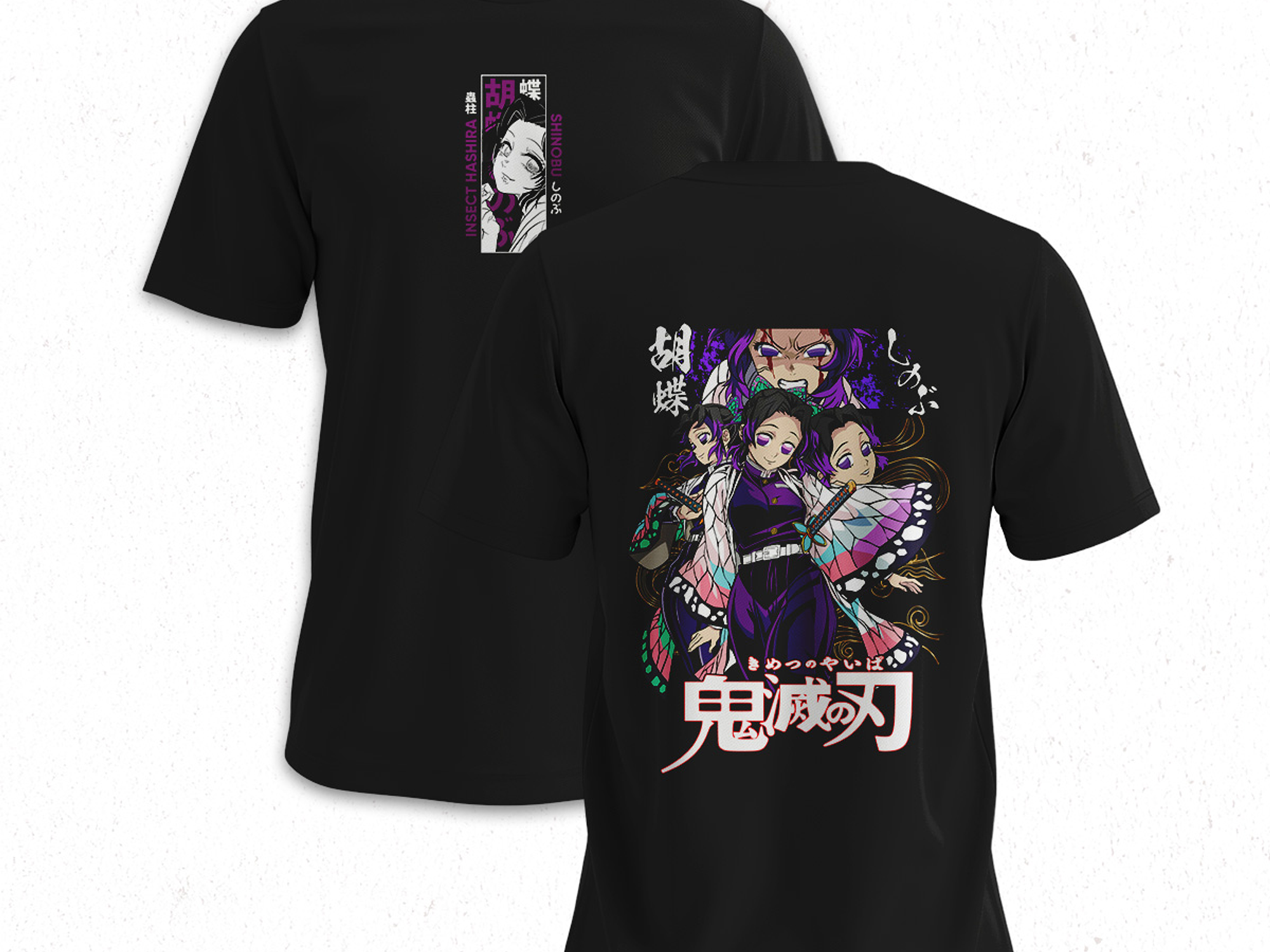 Polera Shinobu Kōchō - Kimetsu No Yaiba V2 1