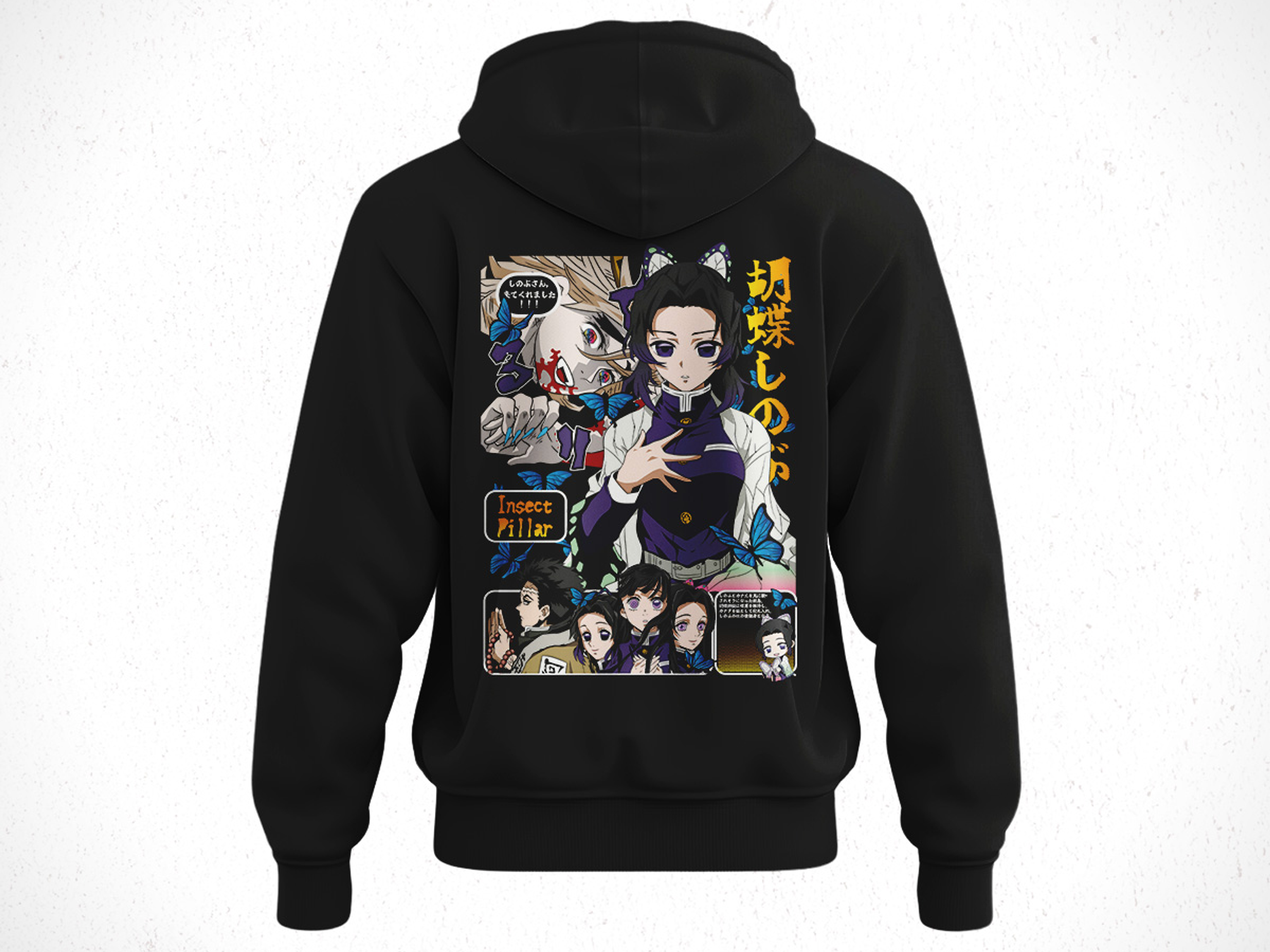 Hoodie Shinobu Kōchō - Kimetsu No Yaiba V3 2