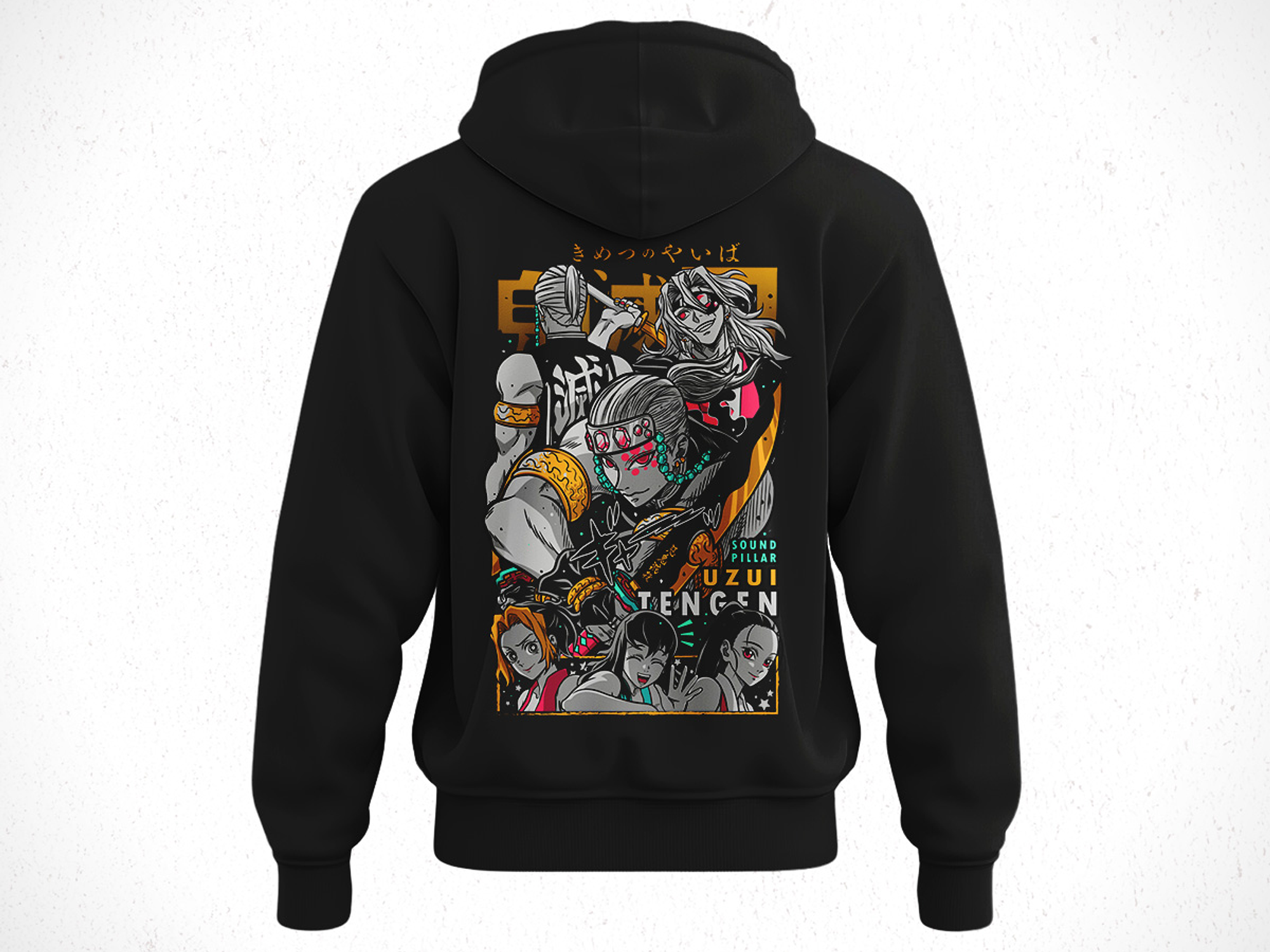 Hoodie Tengen Uzui - Kimetsu No Yaiba V1 2