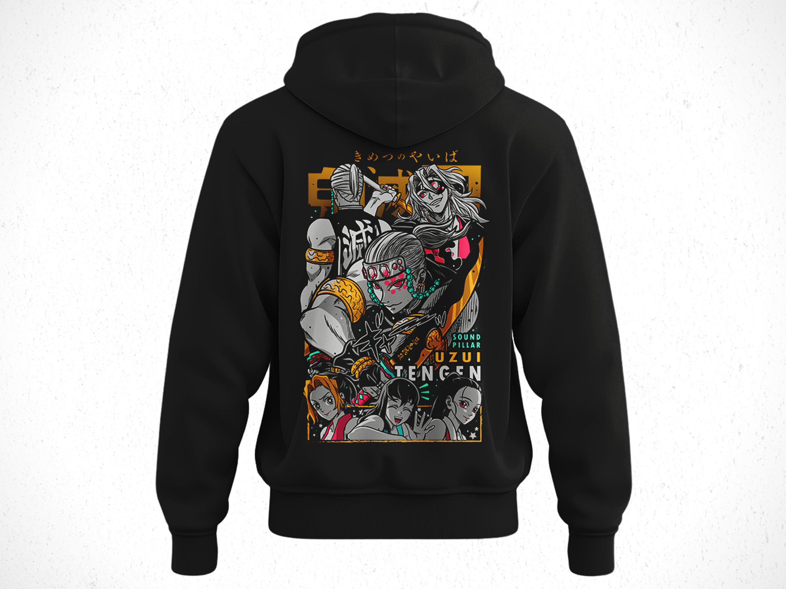 Hoodie Tengen Uzui - Kimetsu No Yaiba V1 2