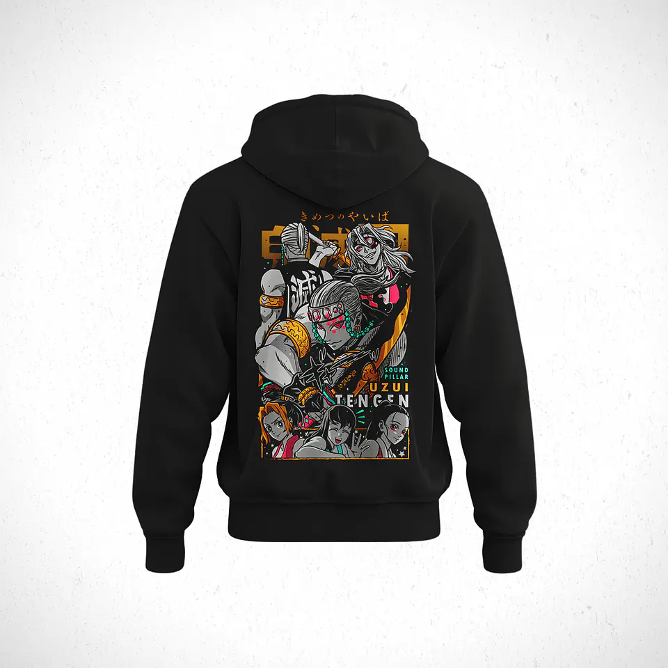 Hoodie Tengen Uzui - Kimetsu No Yaiba V1 2