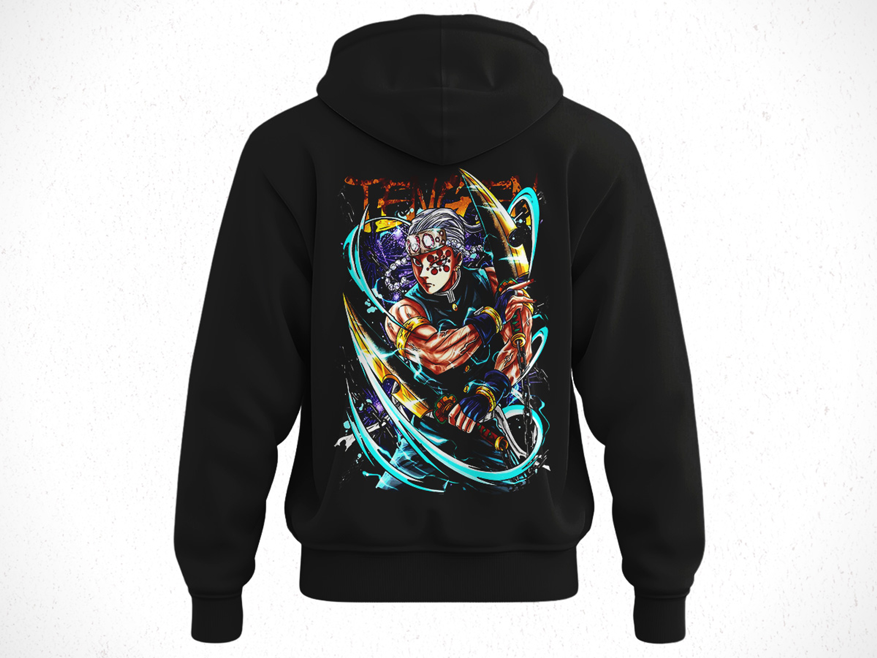 Hoodie Tengen Uzui - Kimetsu No Yaiba V2 2