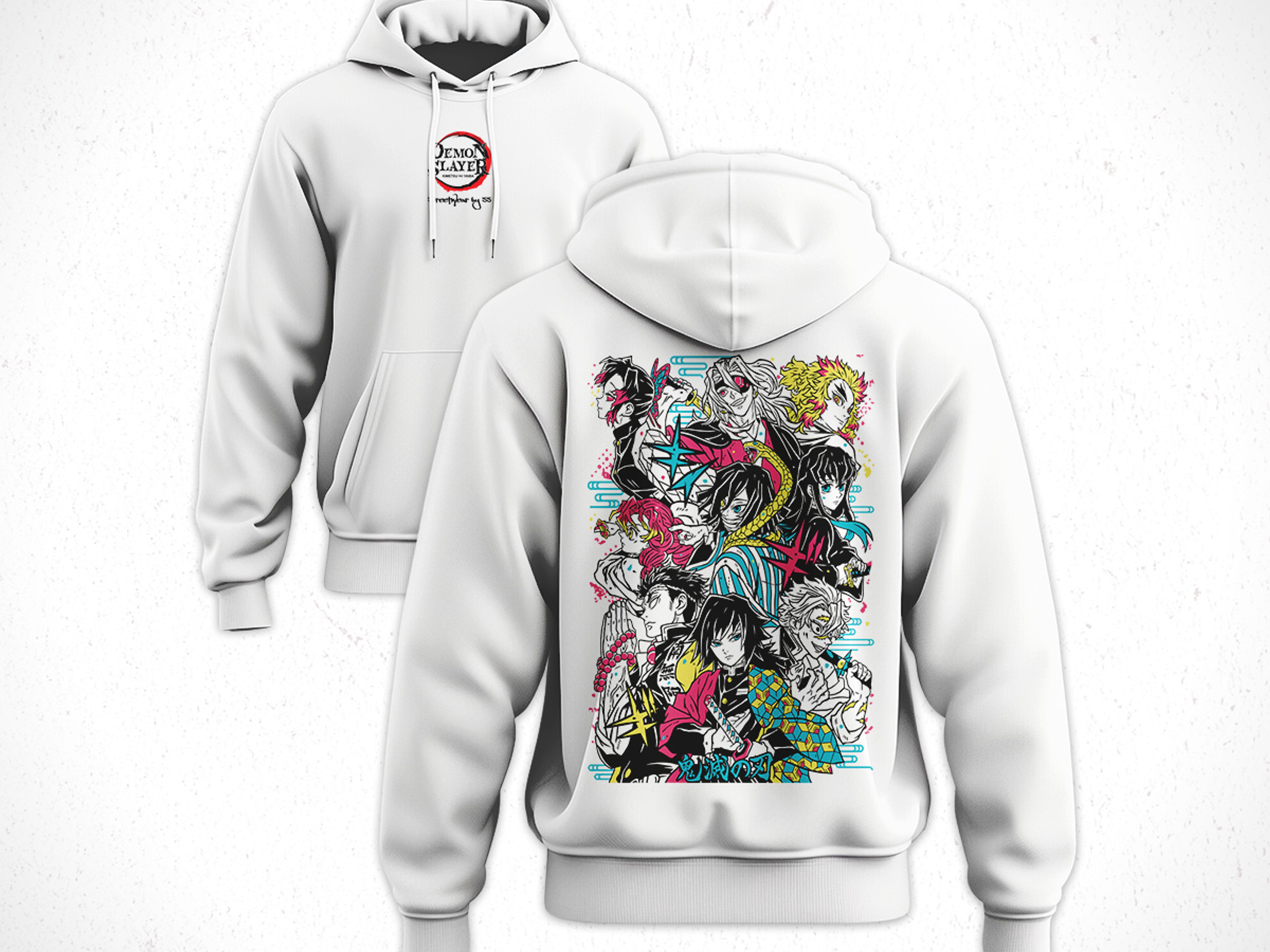 Hoodie Pilares - Kimetsu No Yaiba V1 4