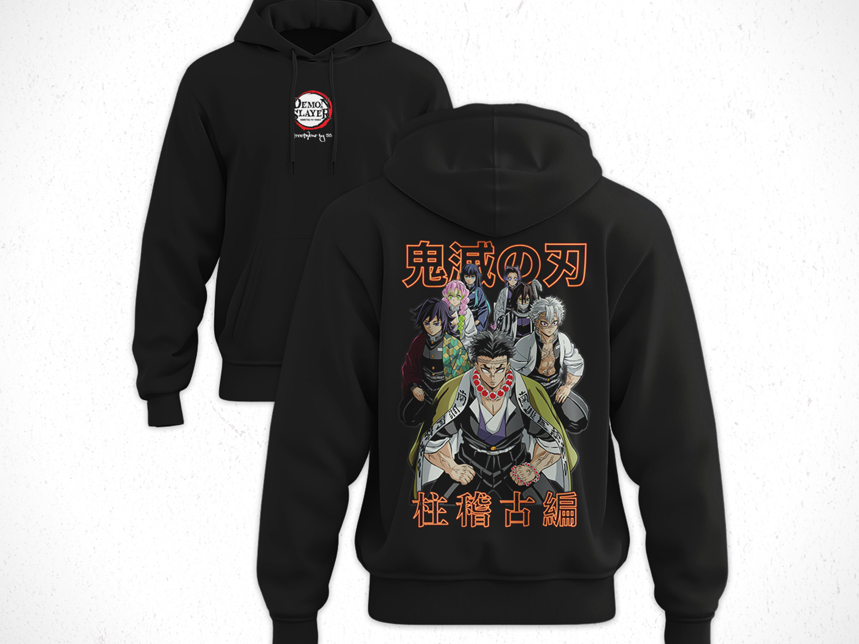 Hoodie Pilares - Kimetsu No Yaiba V2 1