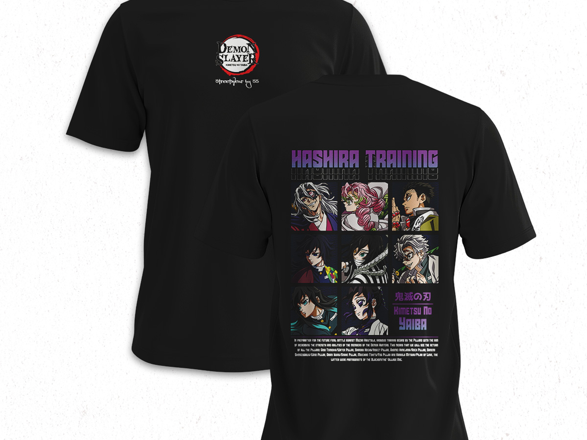 Polera Pilares - Kimetsu No Yaiba V3 1