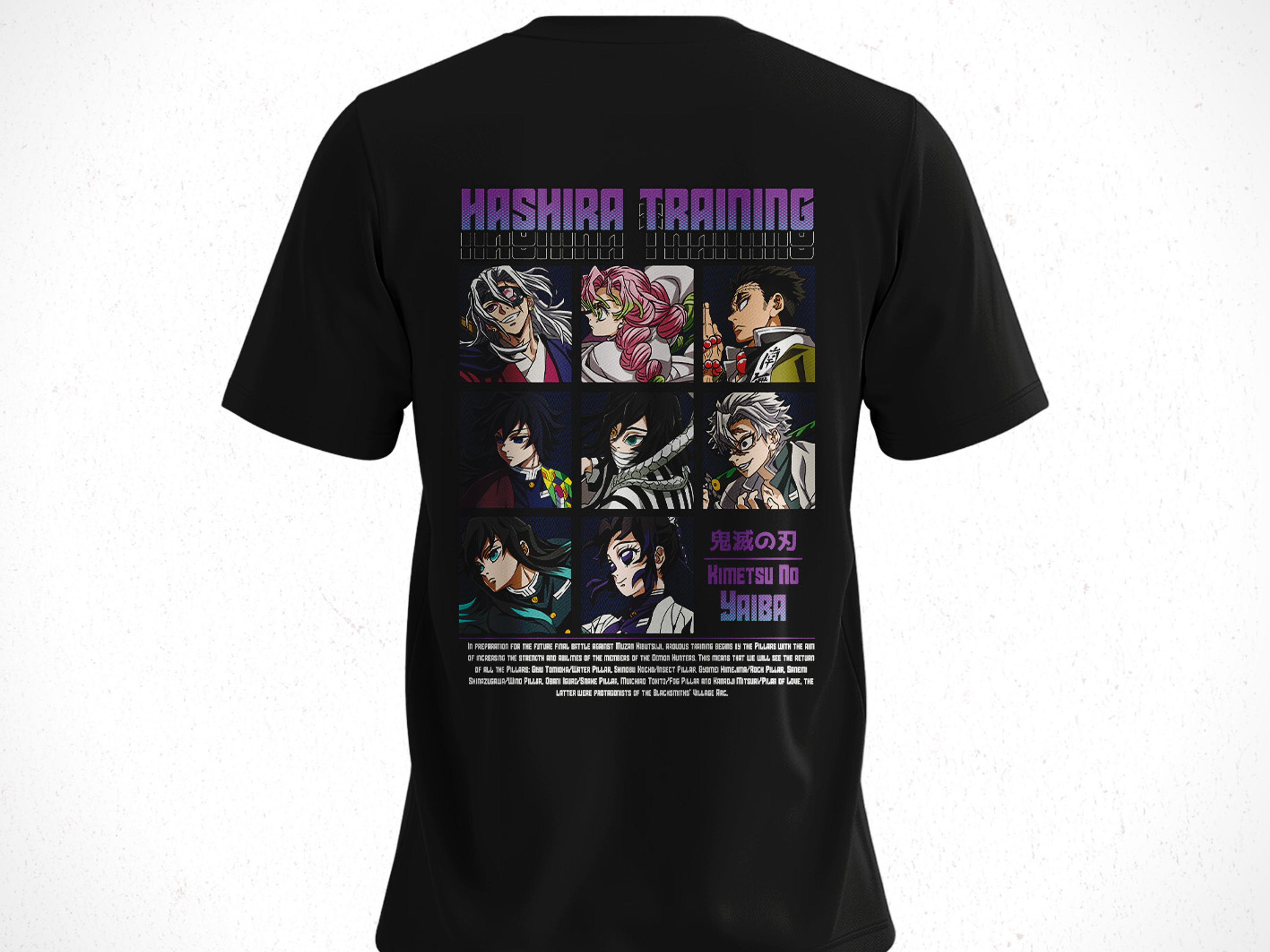 Polera Pilares - Kimetsu No Yaiba V3 2