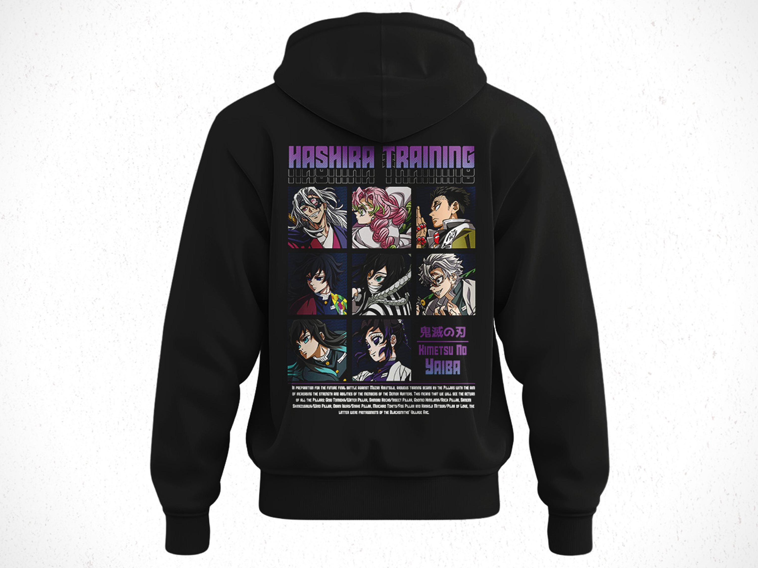Hoodie Pilares - Kimetsu No Yaiba V3 2