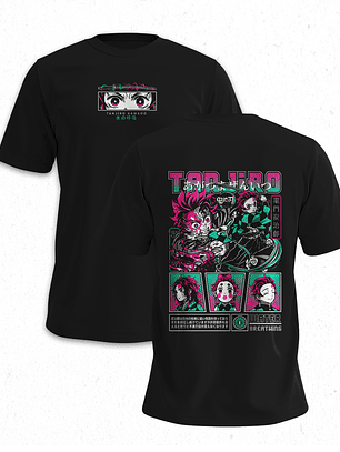Polera Tanjiro Kamado - Kimetsu No Yaiba V1