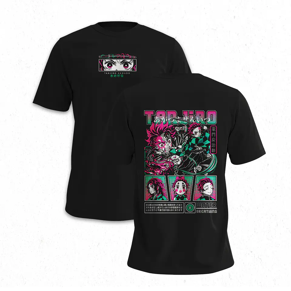 Polera Tanjiro Kamado - Kimetsu No Yaiba V1 1