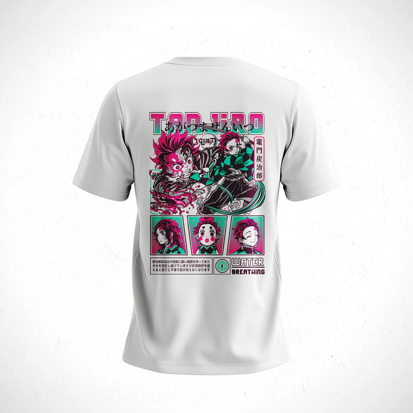 Polera Tanjiro Kamado - Kimetsu No Yaiba V1 5