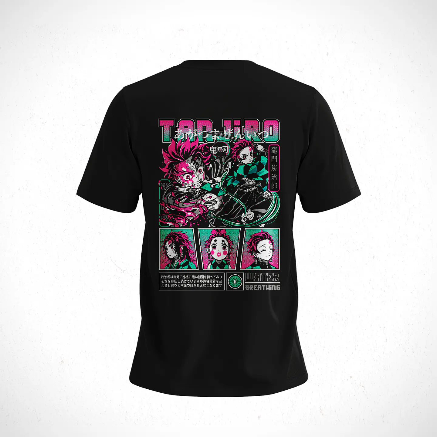 Polera Tanjiro Kamado - Kimetsu No Yaiba V1 2