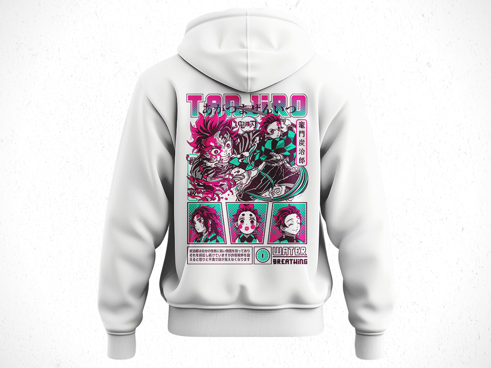 Hoodie Tanjiro Kamado - Kimetsu No Yaiba V1 5