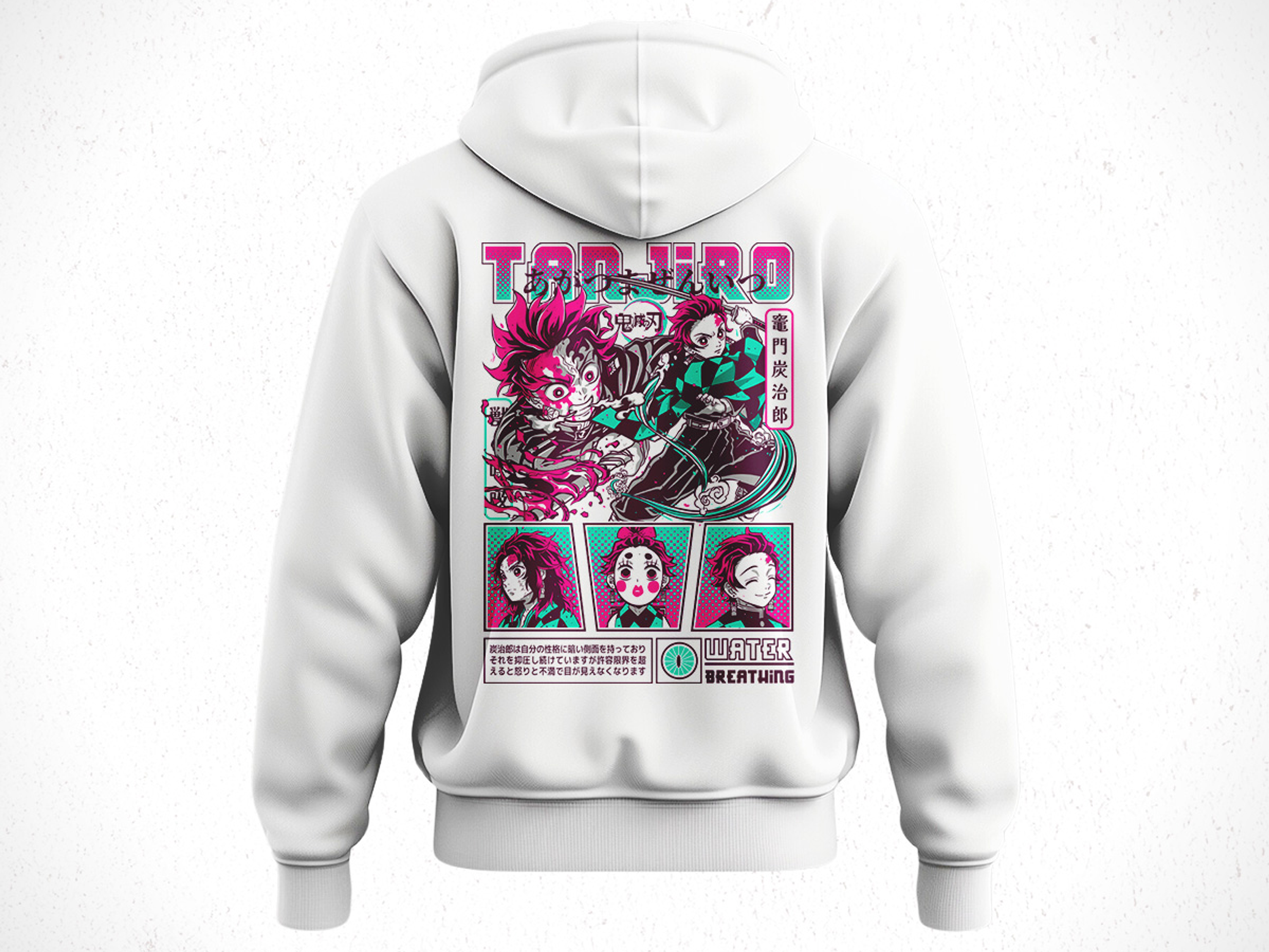 Hoodie Tanjiro Kamado - Kimetsu No Yaiba V1 5