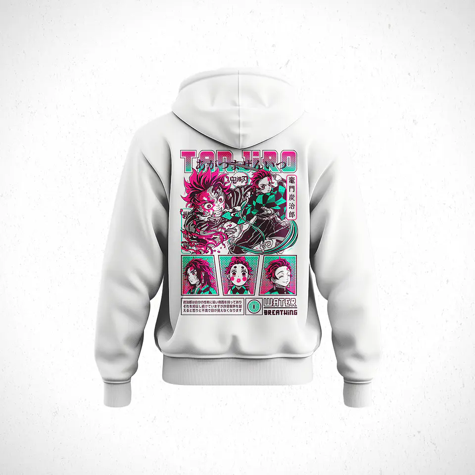 Hoodie Tanjiro Kamado - Kimetsu No Yaiba V1 5