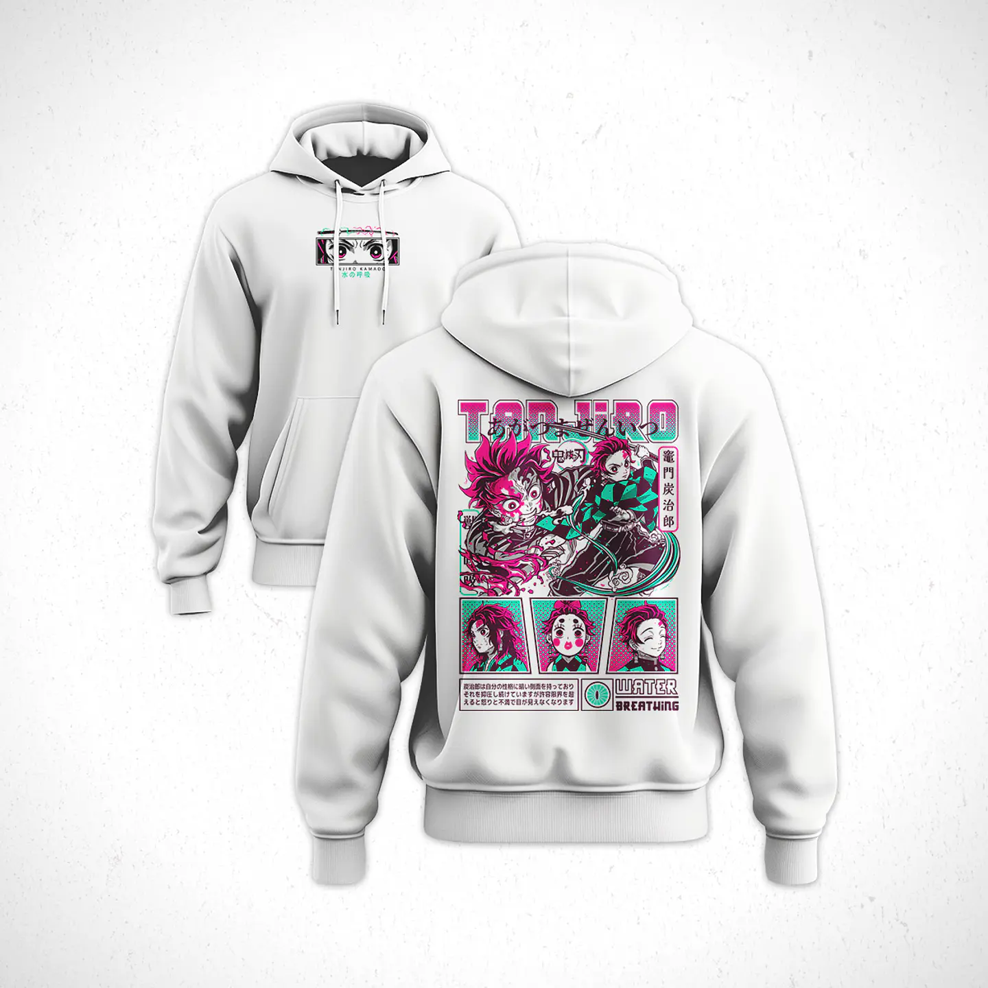 Hoodie Tanjiro Kamado - Kimetsu No Yaiba V1 4